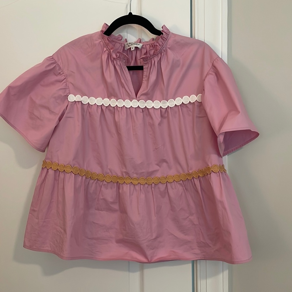 Crosby by molly birch pink top